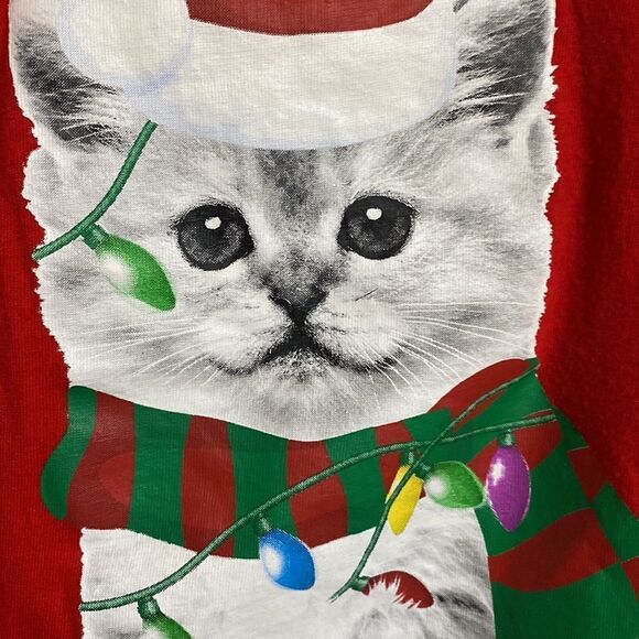 Cat Christmas Holiday Shirt - Picture 1 of 5